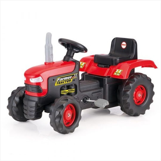Kids Foot-to-Floor Ride On Tractor with Pedal Red