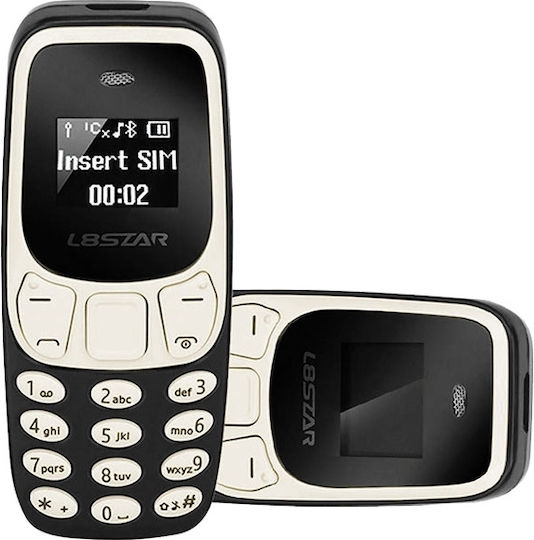 L8STAR BM10 Mini Dual SIM Κινητό με Κουμπιά Μαύρο