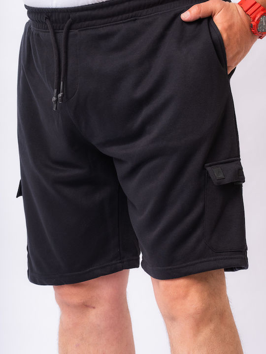 Double Men's Shorts Cargo Black