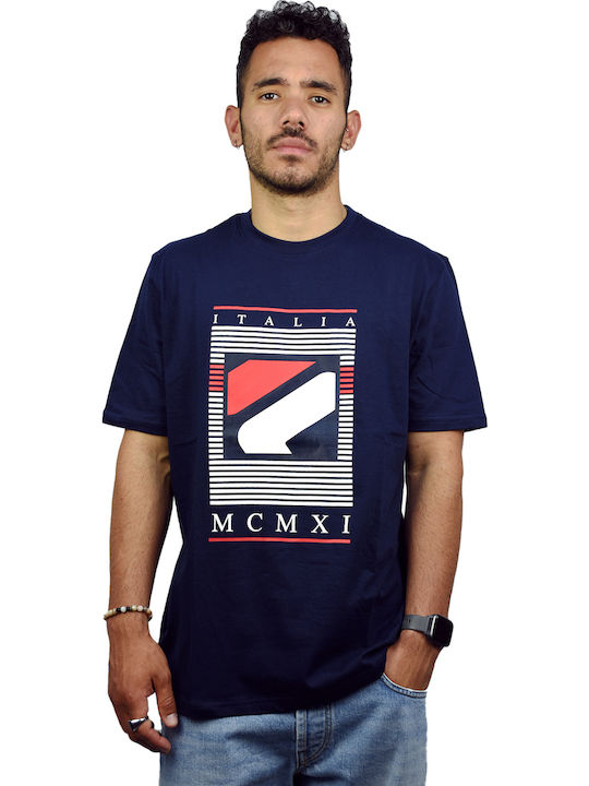 Carson T-shirt Navy Μπλε