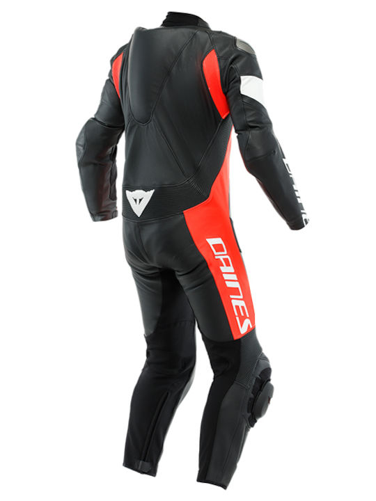 Dainese Tosa 1 Men's Leather Motorcycle Riding Suit Black