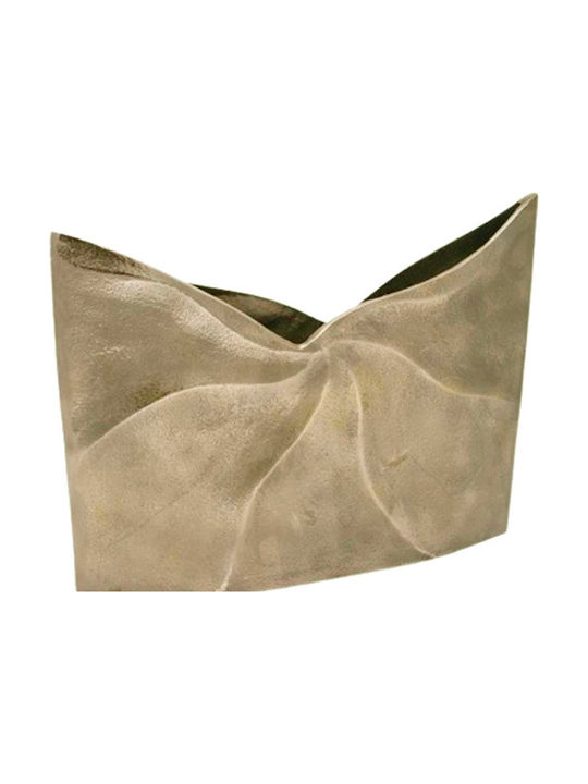 InTheBox Vază Decorativă Aluminiu Iwa 1 Gold Antique 23x8x30cm 1buc