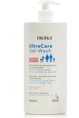 Froika Ultracare Gel Wash Gel de baie pentru Corp & Păr (1x1000ml) 1000ml