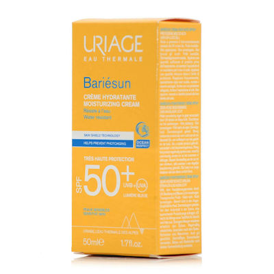 Uriage Bariesun Unscented Moisturizing Cream Waterproof Sunscreen Cream Face SPF50 50ml