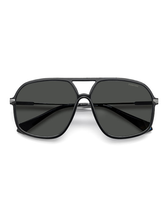 Polaroid Men's Sunglasses with Gray Frame and Gray Lens PLD6182/S KB7M9