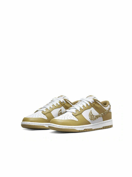 Nike Dunk Low Paisley Damen Sneakers White / Barley