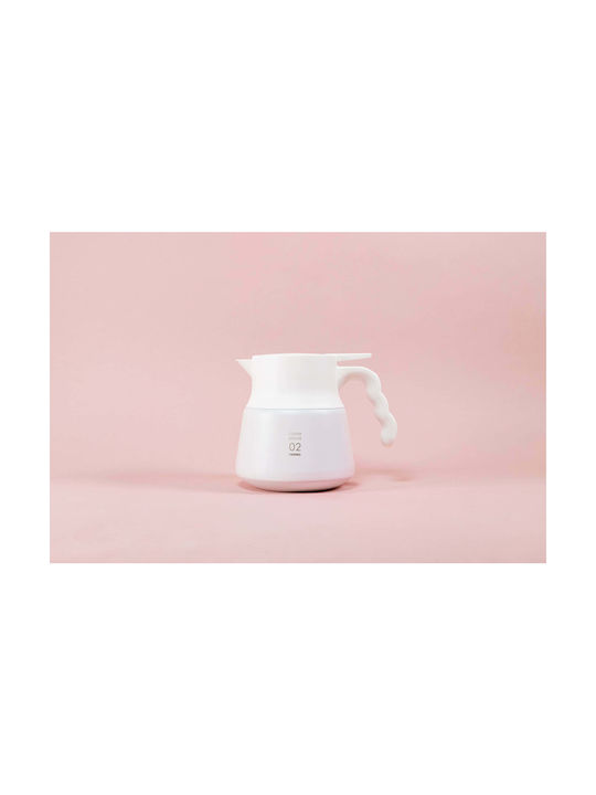 Hario V60 Metallic Jug Λευκή 600ml