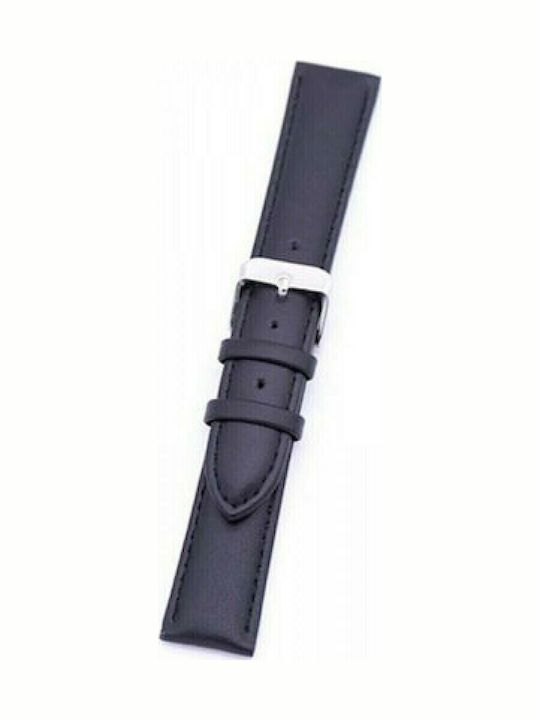 Tzevelion ART660 Δερμάτινο Λουράκι Μαύρο 18mm
