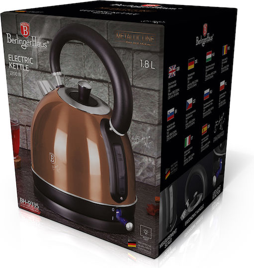 Berlinger Haus Kettle 1.8lt 2200W Copper