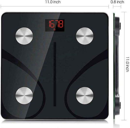 OrthoDynamic Smart Cantar cu Bluetooth in culoare Negru 26145