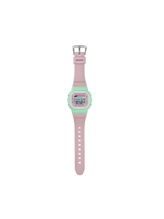 Casio Baby G Uhr mit Rosa Kautschukarmband