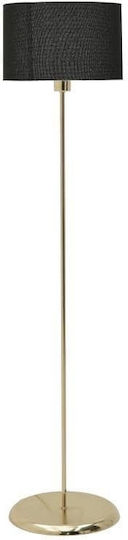 Click Floor Lamp H145xW32cm. with Socket for Bulb E27 Gold
