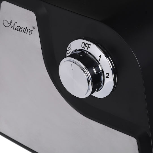 Maestro Μηχανή Άλεσης Κιμά 1000W Ασημί