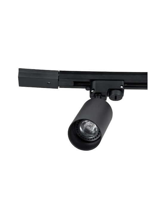 GloboStar Leo Triple Spot with Socket GU10 in Black Color