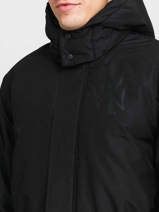 MLB Team Winter Jacke Parka Schwarz