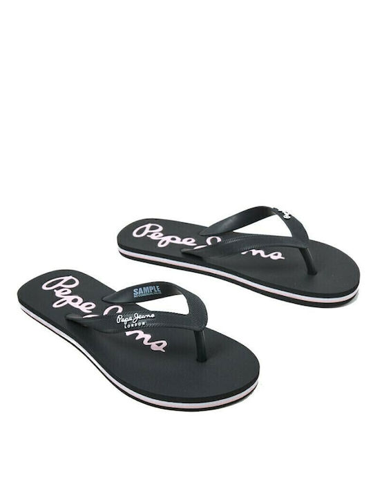 Bay Beach Women's Flip Flops Black