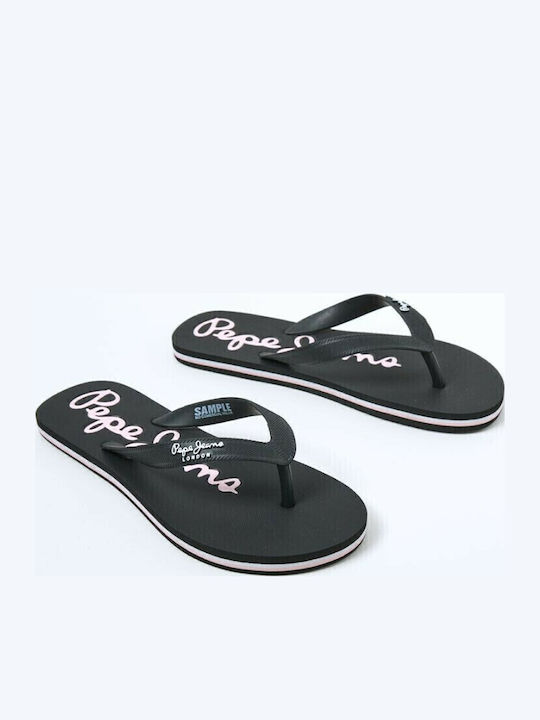 Bay Beach Women's Flip Flops Black