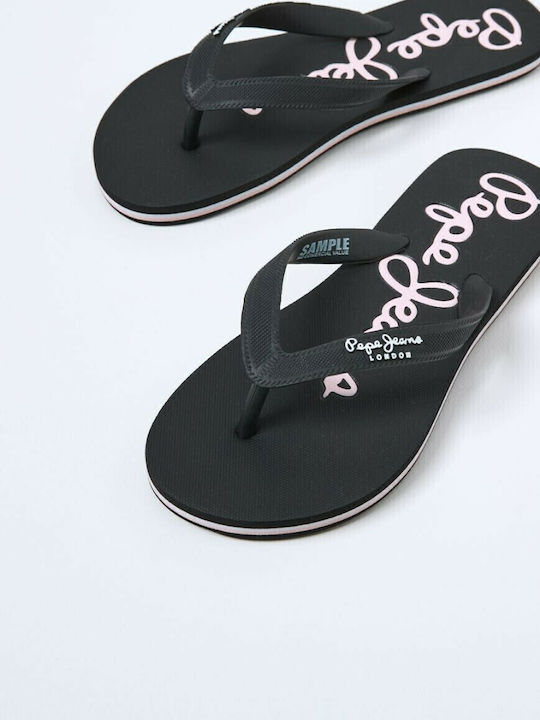 Bay Beach Women's Flip Flops Black