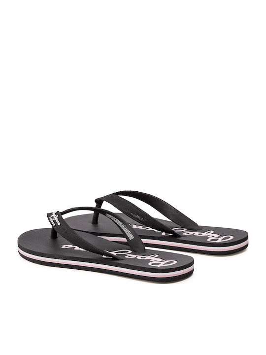 Bay Beach Women's Flip Flops Black