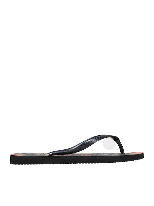 Slim Organic Flip Flops in Black Colour