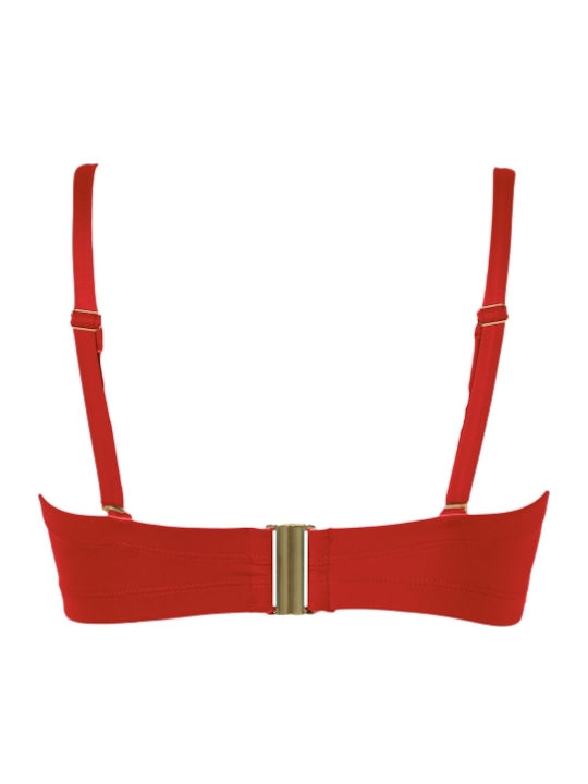 Bikini Bra D Cup Red