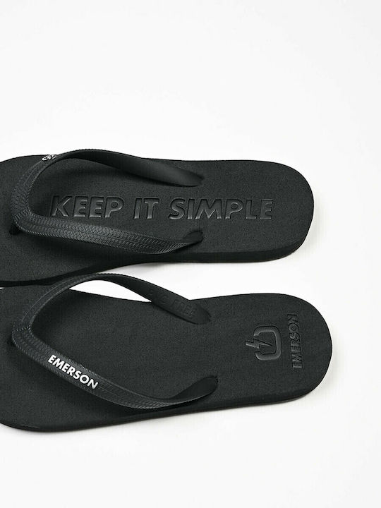 Emerson Flip Flops Μαύρα