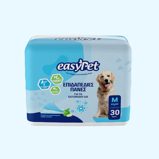 Easypet Hundewindeln mit Klebstoff 60x60cm - 60cm 30Stück