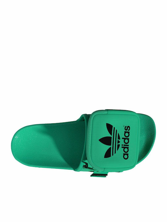 Pouchylette Women's Slides Hi-Res Green / Core Black