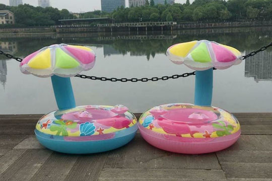 Baby-Safe Swimming Aid Swimtrainer for 6 Months up to 3 years Blue