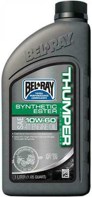 Bel-Ray Thumper Racing Works Synthetic Ester Synthetic 10W-60 4-Stroke Motorcycle Motor Oil 1lt