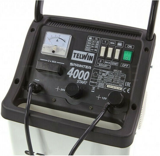 Telwin Sprinter 4000 Car Battery Jump Starter & Charger 12/24V 12/24V 829391