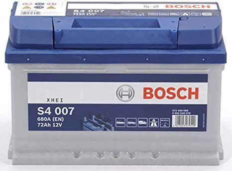 Bosch Μπαταρία Αυτοκινήτου S4007 με Χωρητικότητα 72Ah και CCA 680A