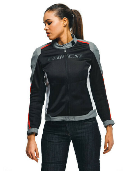 Dainese Hydraflux 2 Air Lady D-Dry Καλοκαιρινό Γυναικείο Μπουφάν Μηχανής Αδιάβροχο Blk/Charc/Lv-Red