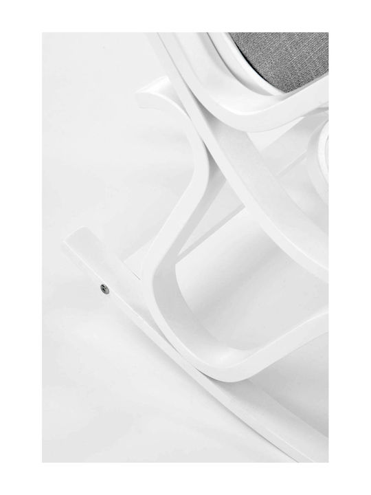 Maxim Plus Πολυθρόνα Κουνιστή Λευκό 52x90x95cm