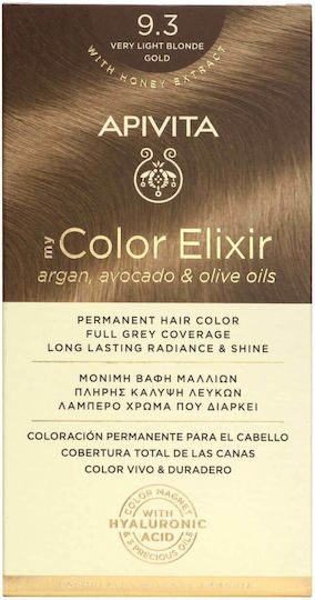 Apivita My Color Elixir Βαφή Μαλλιών Χωρίς Αμμωνία 9.3 Ξανθό Πολύ Ανοιχτό Χρυσό 50ml