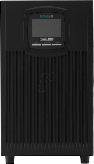 Online Usv-Systeme Xanto 3000 Unitate UPS On-Line 3000VA 3000W Cu 9 Prize De Curent Alternativ IEC