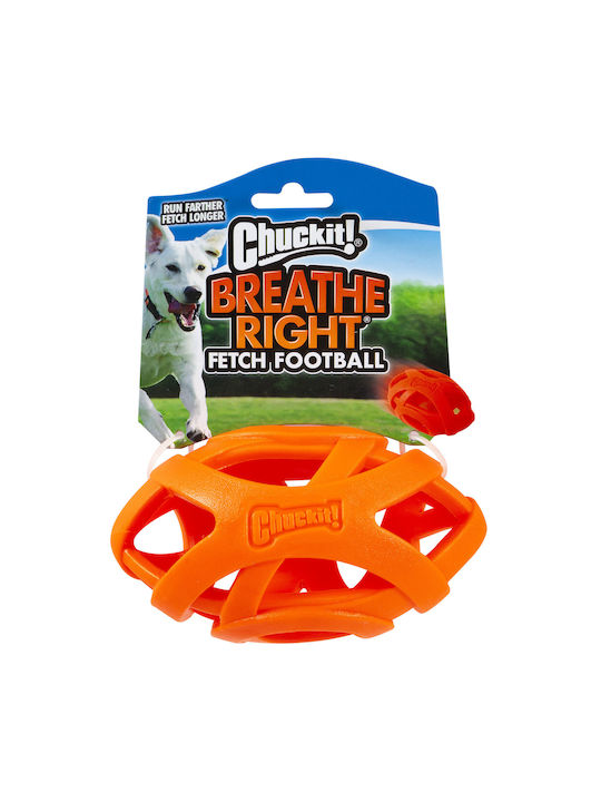 Chuckit Breathe Right Fetch Football Glob Jucărie Pentru Câine 8 cm Portocalie Chuckit Breathe Right Fetch Football Glob Jucărie Pentru Câine 8 cm Portocalie