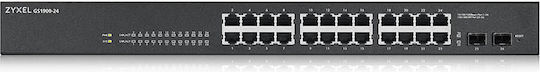 Zyxel GS1900-24 v2 Managed L2 Switch με 24 Θύρες Gigabit (1Gbps) Ethernet και 2 SFP Θύρες