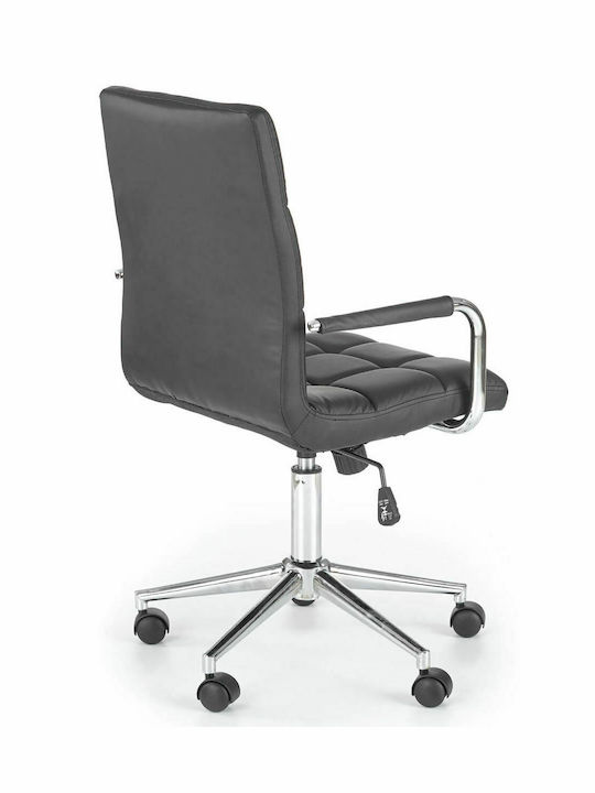 Desk Chair Ozon with Armrests Black 45x41x110cm