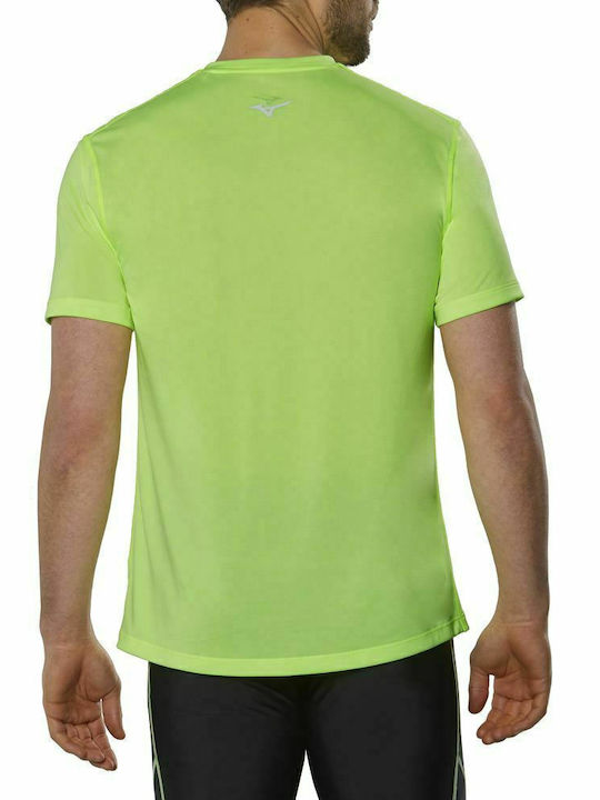 Mizuno Core Bărbați T-shirt Sportiv cu Mânecă Scurtă Galben