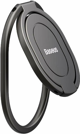 Baseus Rails Ring Holder Κινητού σε Μαύρο χρώμα