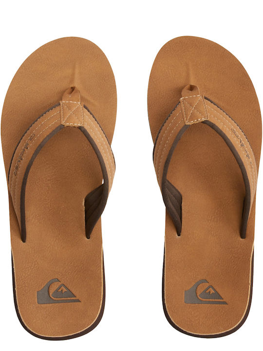 Carver Δερμάτινα Ανδρικά Σανδάλια Tan/Patte