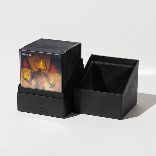 Ultimate Guard Game Accessory Boulder Deck Box (Return To Earth) Black 100τμχ