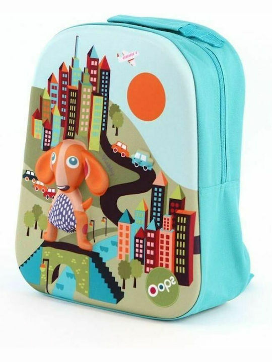 Oops Happy City School Bag Backpack Kindergarten Multicolour