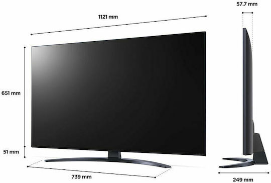 LG Smart Television 50" 4K UHD LED NanoCell 766QA HDR (2022)
