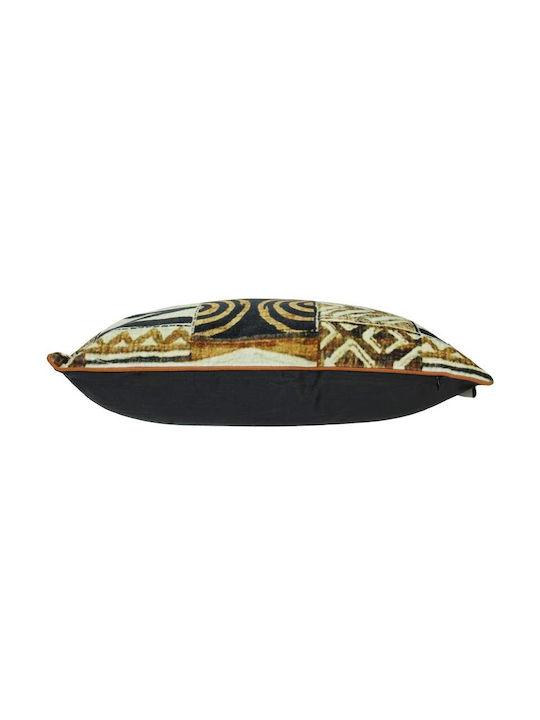 Zaros Sofa Cushion Tribal Oil / Coffee 45x45cm.