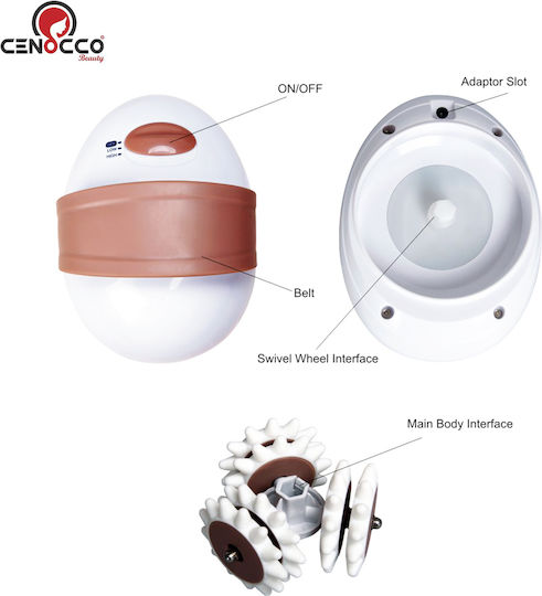 Cenocco Body Slimmer Massage Device for the Legs & the Body against Cellulite