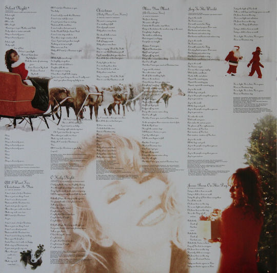 Mariah Carey Merry Christmas LP Rot Vinyl