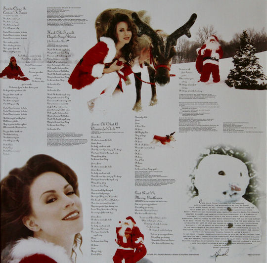 Mariah Carey Merry Christmas LP Rot Vinyl