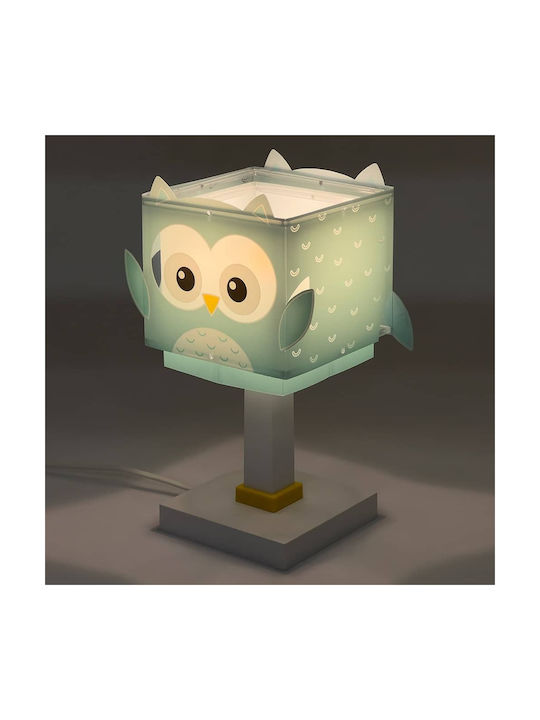 Ango Led Παιδικό Φωτιστικό Πορτατίφ Little Owl Μπλε 15x15x30εκ.